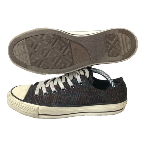 Converse Chuck Taylor All-Star Ox Metallic Iridescent Womens 7 Low Skate 540418F - Picture 1 of 10